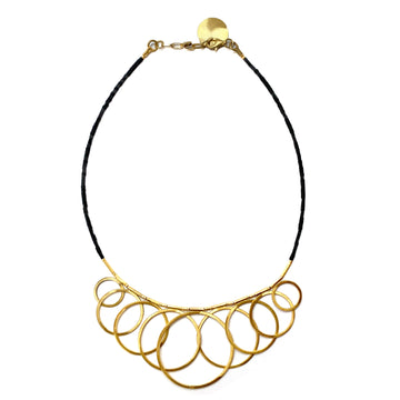 Layered Loop Gold Necklace