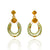 Layered Peridot Earrings-Earrings-Bernd Wolf-Pistachios