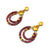Layered Tourmaline Earrings-Earrings-Bernd Wolf-Pistachios