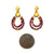 Layered Tourmaline Earrings-Earrings-Bernd Wolf-Pistachios