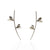 Leaf of Love Earrings-Earrings-Huiyu Chiu-Pistachios