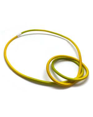 Lemon and Lime Knot Necklace