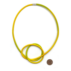 Lemon and Lime Knot Necklace