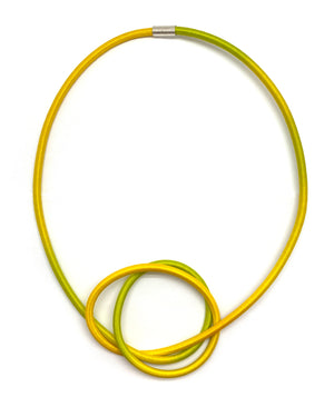 Lemon and Lime Knot Necklace