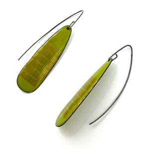 Light Green Enamel Earrings-Earrings-Jenne Rayburn-Pistachios
