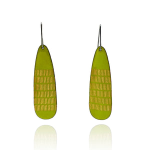 Light Green Enamel Earrings-Earrings-Jenne Rayburn-Pistachios