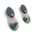 Light Pink and Grey Layered Oval Earrings-Earrings-Asami Watanabe-Pistachios