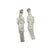 Long Carved Tab Link Earrings - Smoky Quartz-Earrings-Heather Guidero-Pistachios