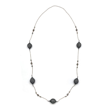 Long Crochet Bulb Necklace