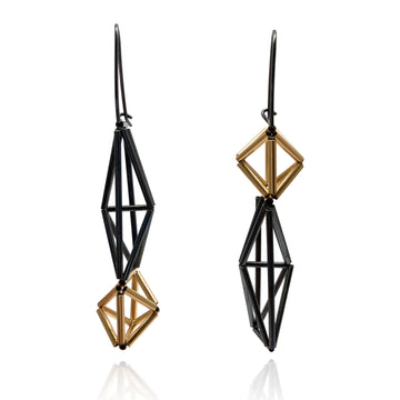 Long Geometric Earrings