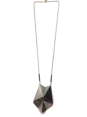 Long Origami Necklace-Necklaces-Aleksandra Przybysz-Pistachios