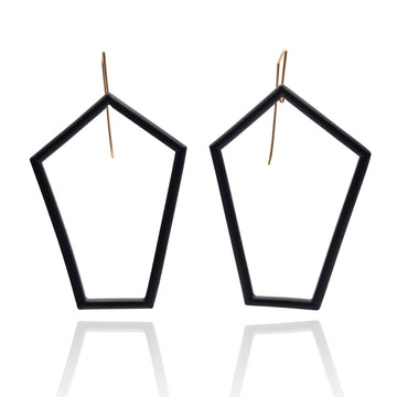 Long Pentagon Earrings