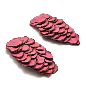Long Soppero Pink Earrings-Earrings-Karin Roy Andersson-Pistachios
