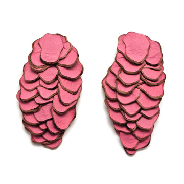 Long Soppero Pink Earrings
