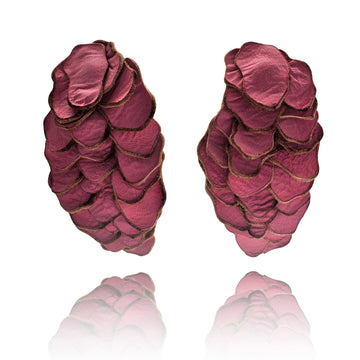 Long Soppero Pink Earrings