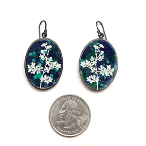 Malachite Floral Earrings-Earrings-Kelly Jean Conroy-Pistachios
