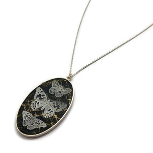 Marble Butterfly Pendant-Necklaces-Kelly Jean Conroy-Pistachios