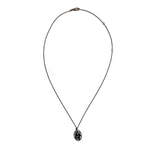 Marble Moravian Petite Pendant-Necklaces-Kelly Jean Conroy-Pistachios