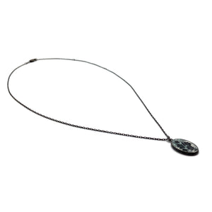 Marble Moravian Petite Pendant-Necklaces-Kelly Jean Conroy-Pistachios