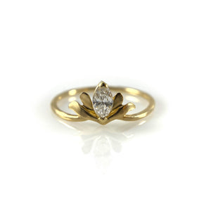 Marquis Diamond Ring-Rings-Luana Coonen-Pistachios