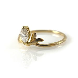 Marquis Diamond Ring-Rings-Luana Coonen-Pistachios