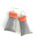 Mary Raivel - "Gray/Orange Puffy Wires"-Earrings-Earrings Galore-Pistachios