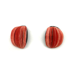 Medium Coral Flower Bud Earrings-Earrings-Naoko Yoshizawa-Pistachios