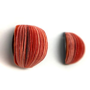 Medium Coral Flower Bud Earrings-Earrings-Naoko Yoshizawa-Pistachios