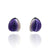 Medium Purple Flower Bud Earrings-Earrings-Naoko Yoshizawa-Pistachios