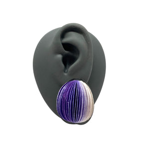 Medium Purple Flower Bud Earrings-Earrings-Naoko Yoshizawa-Pistachios