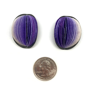 Medium Purple Flower Bud Earrings-Earrings-Naoko Yoshizawa-Pistachios