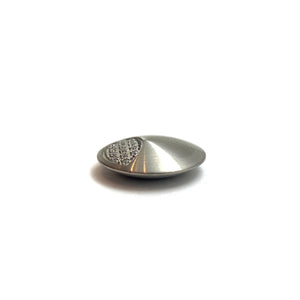 Medium Silver Topper - Embellished-Rings-Manuela Carl-Pistachios