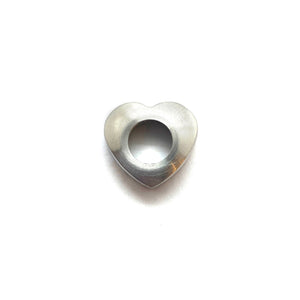 Medium Silver Topper - Plain-Rings-Manuela Carl-Pistachios