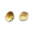 Medium Small Black and Gold Nasturtium Leaf Earrings-Earrings-Myung Urso-Pistachios