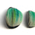 Medium Teal Flower Bud Earrings-Earrings-Naoko Yoshizawa-Pistachios