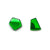 Metallic Green Acrylic Stud-Earrings-Stephanie Smith-Pistachios
