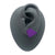 Metallic Purple Acrylic Stud-Earrings-Stephanie Smith-Pistachios