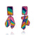 Metallic Rainbow Stud Earrings-Earrings-Stephanie Smith-Pistachios