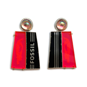 Midcentury Angles Earrings-Earrings-Carin Jones-Pistachios