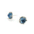 Mini Carved Studs - Blue Topaz-Earrings-Heather Guidero-Pistachios