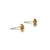 Mini Carved Studs - Citrine-Earrings-Heather Guidero-Pistachios