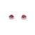 Mini Carved Studs - Pink Tourmaline-Earrings-Heather Guidero-Pistachios