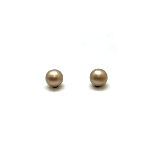 Mini Champagne Sphere Studs-Earrings-Ursula Muller-Pistachios