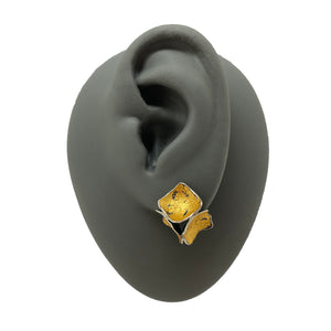 Mini Gold Square Studs-Earrings-So Young Park-Pistachios
