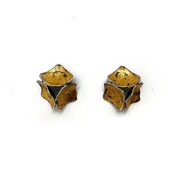 Mini Gold Square Studs