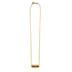 Mini Gold Tube Necklace-Necklaces-Dana Bronfman-Pistachios