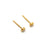 Mini Gold Vermeil Circle Studs-Earrings-Bernd Wolf-Pistachios