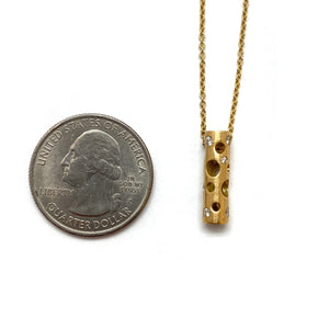 Mini Gold and Diamond Necklace-Necklaces-Dana Bronfman-Pistachios