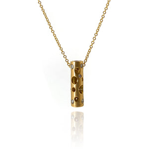 Mini Gold and Diamond Necklace-Necklaces-Dana Bronfman-Pistachios
