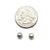 Mini Silver Sphere Studs-Earrings-Ursula Muller-Pistachios